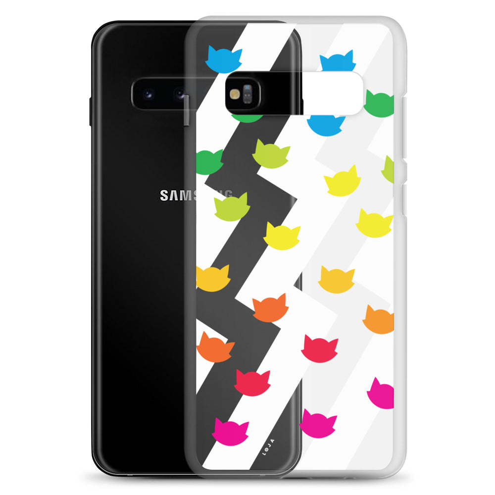 Samsung Case - Gato Elétrico (white)